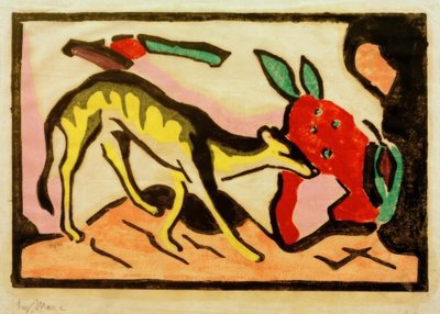 Mythical Creature by Franz Marc